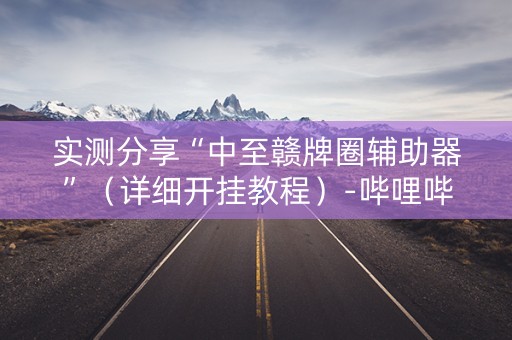 实测分享“中至赣牌圈辅助器”（详细开挂教程）-哔哩哔哩