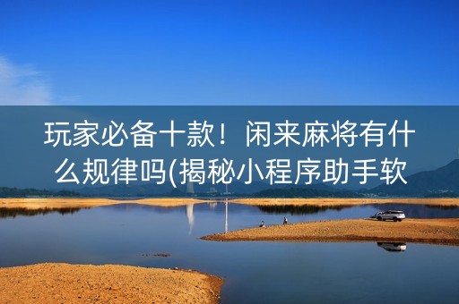 玩家必备十款！闲来麻将有什么规律吗(揭秘小程序助手软件)