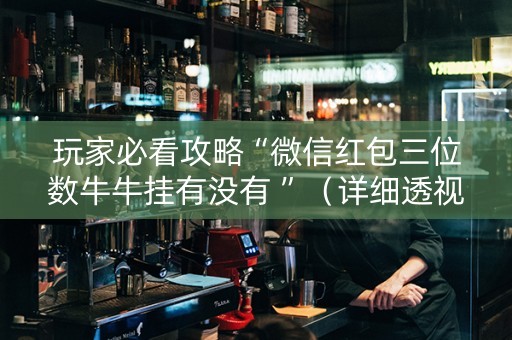 玩家必看攻略“微信红包三位数牛牛挂有没有 ”（详细透视教程）-哔哩哔哩