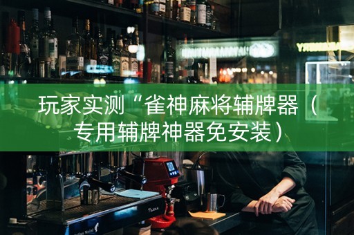 玩家实测“雀神麻将辅牌器（专用辅牌神器免安装）