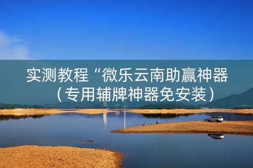 实测教程“微乐云南助赢神器（专用辅牌神器免安装）