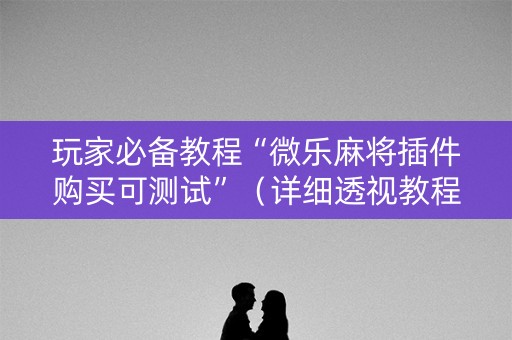 玩家必备教程“微乐麻将插件购买可测试”（详细透视教程）-哔哩哔哩