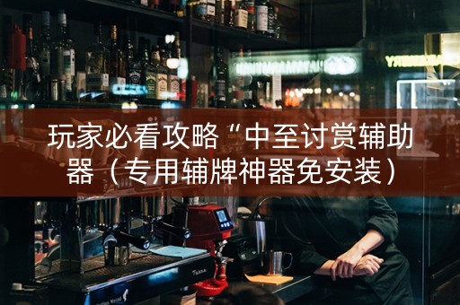 玩家必看攻略“中至讨赏辅助器（专用辅牌神器免安装）