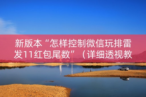 新版本“怎样控制微信玩排雷发11红包尾数”（详细透视教程）-哔哩哔哩