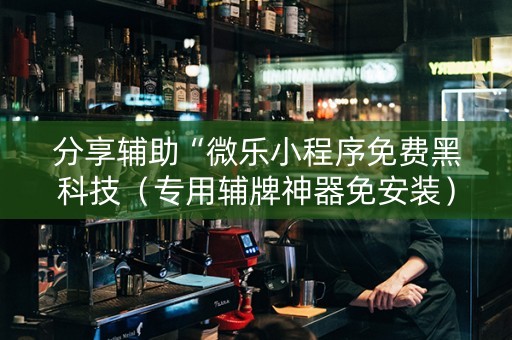 分享辅助“微乐小程序免费黑科技（专用辅牌神器免安装）