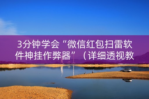 3分钟学会“微信红包扫雷软件神挂作弊器”（详细透视教程）-哔哩哔哩