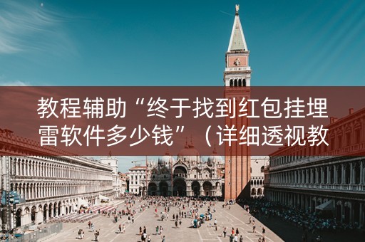 教程辅助“终于找到红包挂埋雷软件多少钱”（详细透视教程）-哔哩哔哩