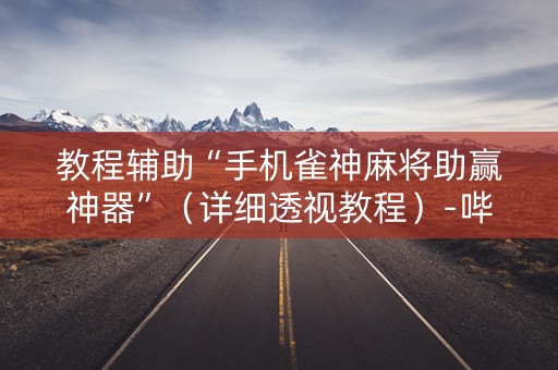 教程辅助“手机雀神麻将助赢神器”（详细透视教程）-哔哩哔哩