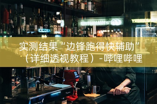实测结果“边锋跑得快辅助”（详细透视教程）-哔哩哔哩