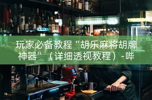 玩家必备教程“胡乐麻将胡牌神器”（详细透视教程）-哔哩哔哩