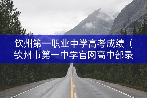钦州第一职业中学高考成绩（钦州市第一中学官网高中部录取分数线）