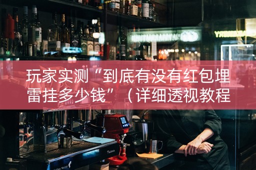 玩家实测“到底有没有红包埋雷挂多少钱”（详细透视教程）-哔哩哔哩
