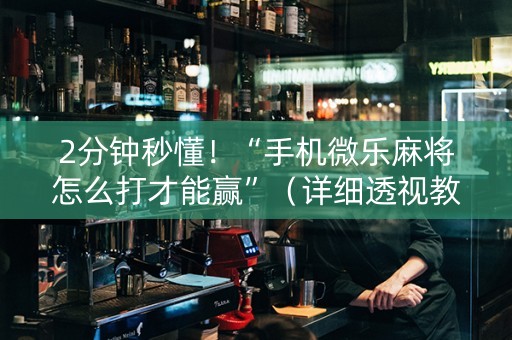 2分钟秒懂！“手机微乐麻将怎么打才能赢”（详细透视教程）-哔哩哔哩