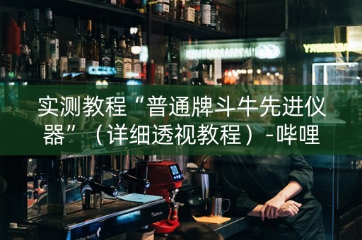 实测教程“普通牌斗牛先进仪器”（详细透视教程）-哔哩哔哩