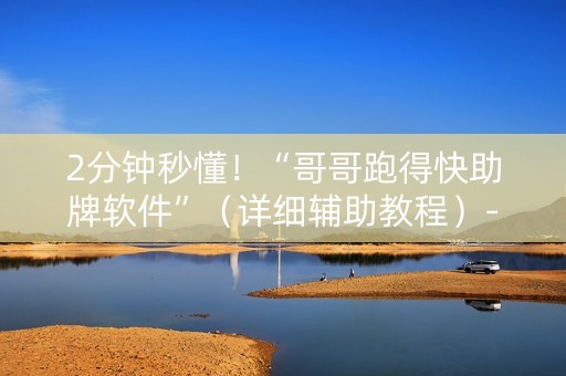 2分钟秒懂！“哥哥跑得快助牌软件”（详细辅助教程）-哔哩哔哩