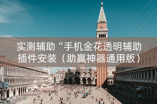 实测辅助“手机金花透明辅助插件安装（助赢神器通用版）