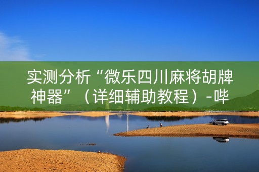 实测分析“微乐四川麻将胡牌神器”（详细辅助教程）-哔哩哔哩