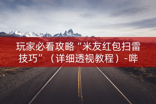 玩家必看攻略“米友红包扫雷技巧”（详细透视教程）-哔哩哔哩