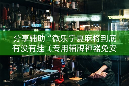 分享辅助“微乐宁夏麻将到底有没有挂（专用辅牌神器免安装）