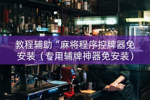 教程辅助“麻将程序控牌器免安装（专用辅牌神器免安装）