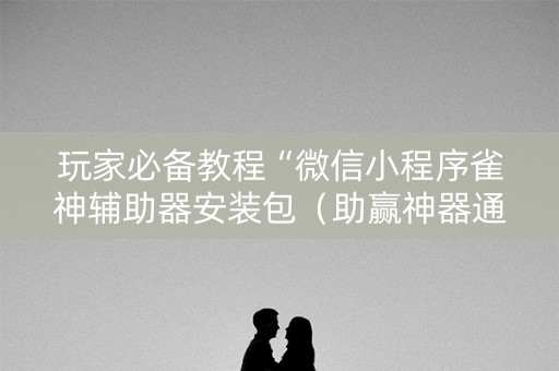 玩家必备教程“微信小程序雀神辅助器安装包（助赢神器通用版）