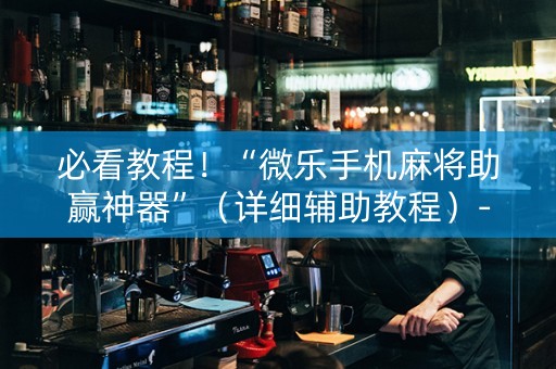 必看教程！“微乐手机麻将助赢神器”（详细辅助教程）-哔哩哔哩