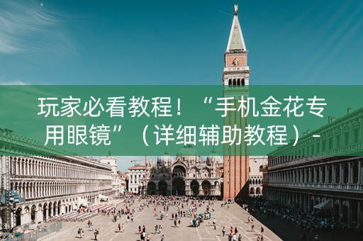 玩家必看教程！“手机金花专用眼镜”（详细辅助教程）-哔哩哔哩