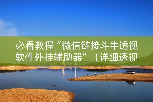 必看教程“微信链接斗牛透视软件外挂辅助器”（详细透视教程）-哔哩哔哩