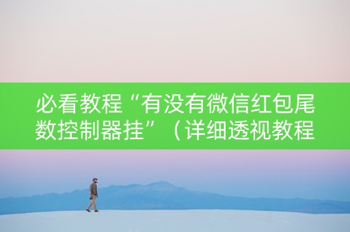 必看教程“有没有微信红包尾数控制器挂”（详细透视教程）-哔哩哔哩