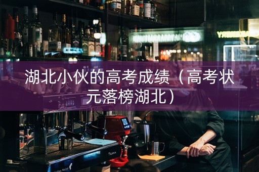 湖北小伙的高考成绩（高考状元落榜湖北）