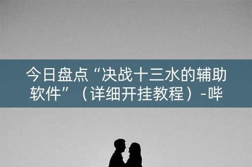 今日盘点“决战十三水的辅助软件”（详细开挂教程）-哔哩哔哩