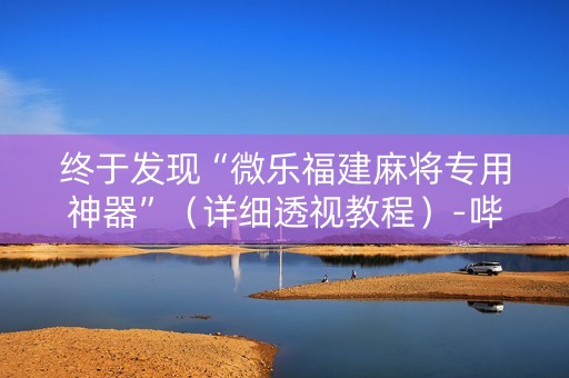 终于发现“微乐福建麻将专用神器”（详细透视教程）-哔哩哔哩