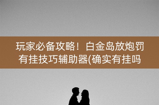 玩家必备攻略！白金岛放炮罚有挂技巧辅助器(确实有挂吗)