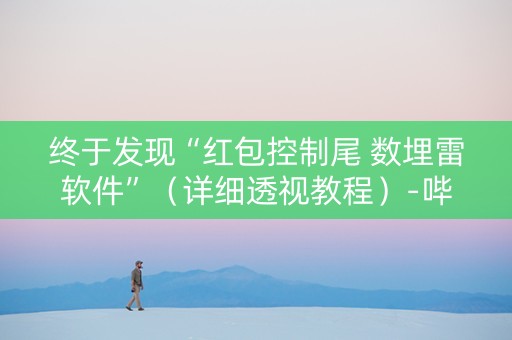 终于发现“红包控制尾 数埋雷软件”（详细透视教程）-哔哩哔哩