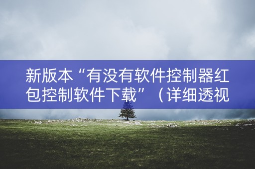 新版本“有没有软件控制器红包控制软件下载”（详细透视教程）-哔哩哔哩