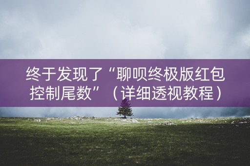 终于发现了“聊呗终极版红包控制尾数”（详细透视教程）-哔哩哔哩