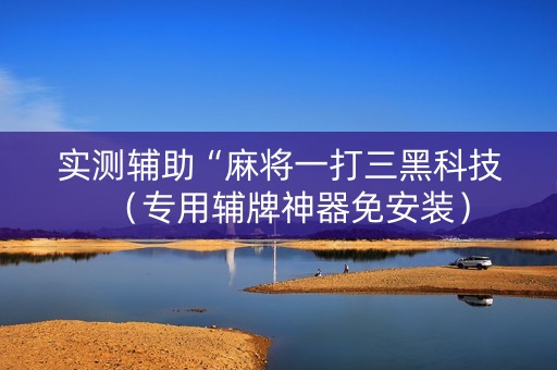 实测辅助“麻将一打三黑科技（专用辅牌神器免安装）