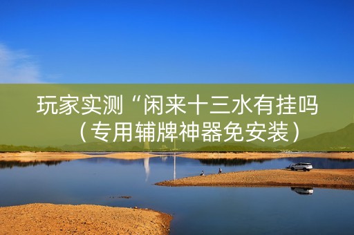 玩家实测“闲来十三水有挂吗（专用辅牌神器免安装）