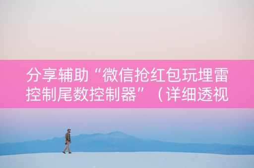 分享辅助“微信抢红包玩埋雷控制尾数控制器”（详细透视教程）-哔哩哔哩
