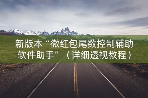 新版本“微红包尾数控制辅助软件助手”（详细透视教程）-哔哩哔哩