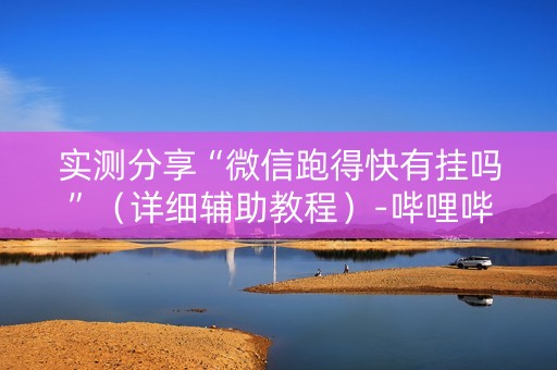 实测分享“微信跑得快有挂吗”（详细辅助教程）-哔哩哔哩