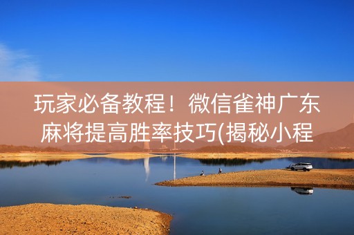 玩家必备教程！微信雀神广东麻将提高胜率技巧(揭秘小程序提高胜率)