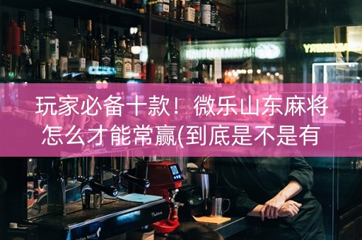 玩家必备十款！微乐山东麻将怎么才能常赢(到底是不是有挂)