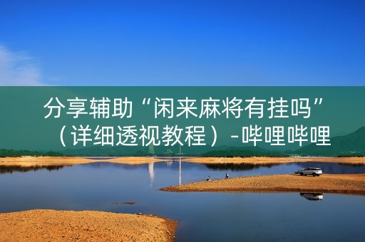分享辅助“闲来麻将有挂吗”（详细透视教程）-哔哩哔哩