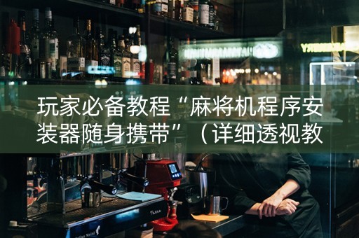 玩家必备教程“麻将机程序安装器随身携带”（详细透视教程）-哔哩哔哩