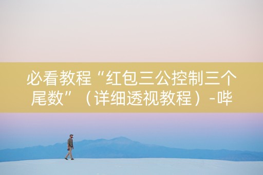必看教程“红包三公控制三个尾数”（详细透视教程）-哔哩哔哩