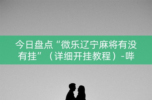 今日盘点“微乐辽宁麻将有没有挂”（详细开挂教程）-哔哩哔哩