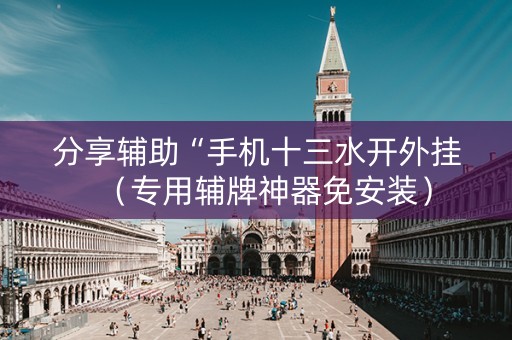 分享辅助“手机十三水开外挂（专用辅牌神器免安装）