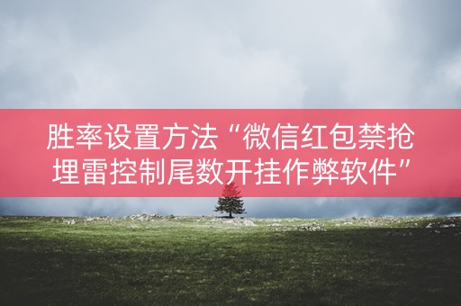 胜率设置方法“微信红包禁抢埋雷控制尾数开挂作弊软件”（详细透视教程）-哔哩哔哩