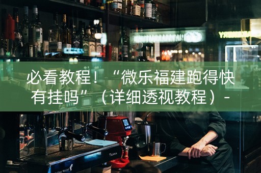 必看教程！“微乐福建跑得快有挂吗”（详细透视教程）-哔哩哔哩